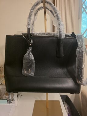 Zara Classic Structured Black Professional Bag